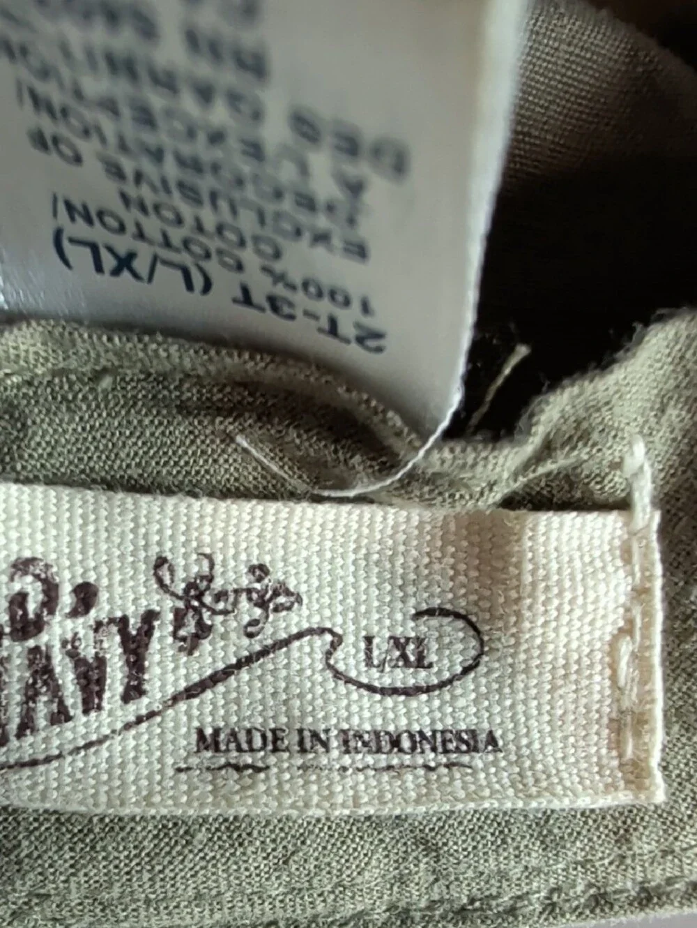 Old Navy Olive Green Kids Floral Embroidered Baseball Cap